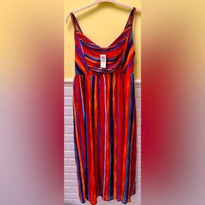 NWTS Torrid Bright stripped maxi dress